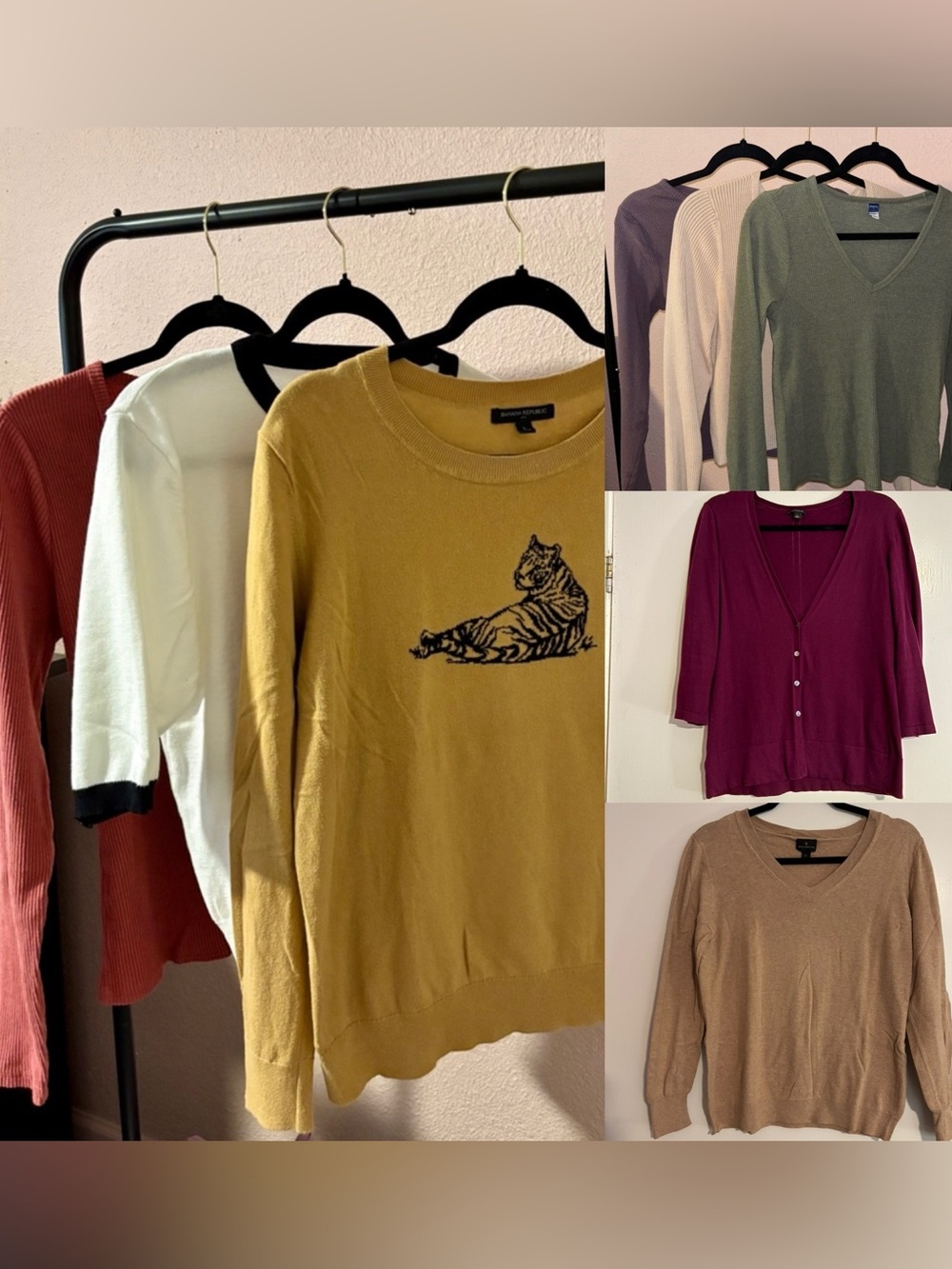 8 Sweater Bundle - Size Large, Old Navy / Banana Republic / Ann Taylor